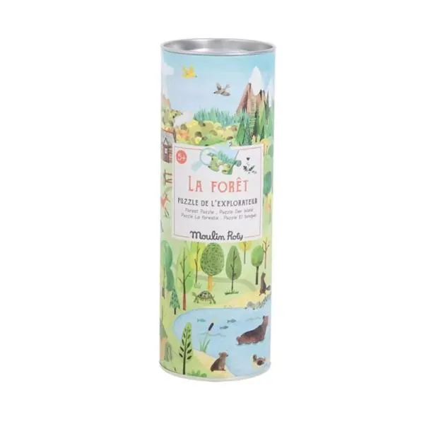 PUZZLE MOULIN ROTY - LE JARDIN DU MOULIN : LA FORET - 96 PIECES