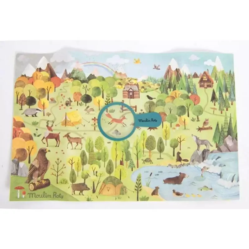 PUZZLE MOULIN ROTY - LE JARDIN DU MOULIN : LA FORET - 96 PIECES – Image 2