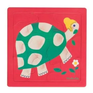 PUZZLE MOULIN ROTY - LES BAMBINS : TORTUE - 10 PIECES