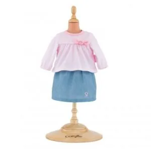 Top & Jupe pour poupon 36 cm