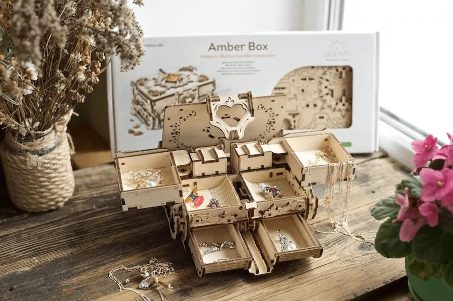 Boîte Ambre Ugears – Puzzle 3d en bois