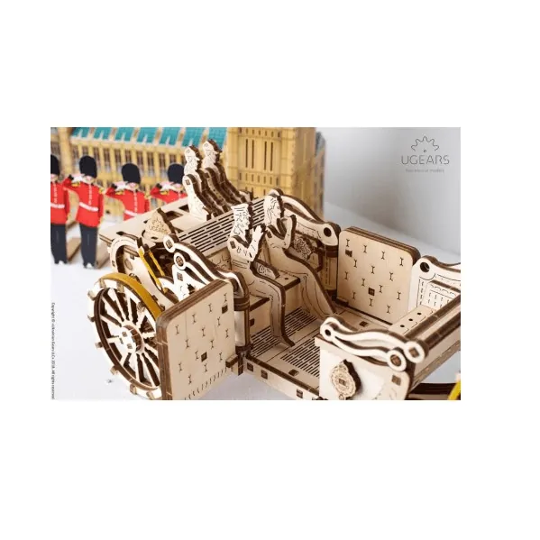 Carrosse Royal Ugears - Puzzle 3d Mécanique en Bois
