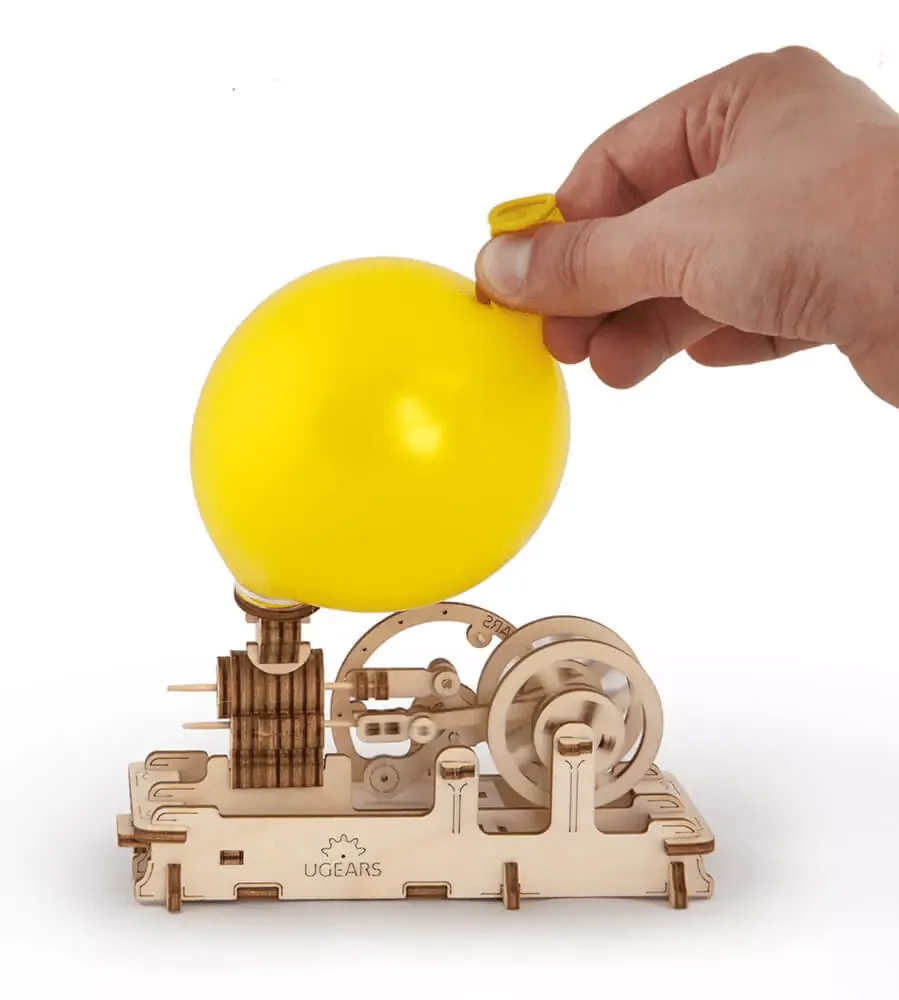 Moteur Pneumatique Ugears – Puzzle 3d Mécanique en bois