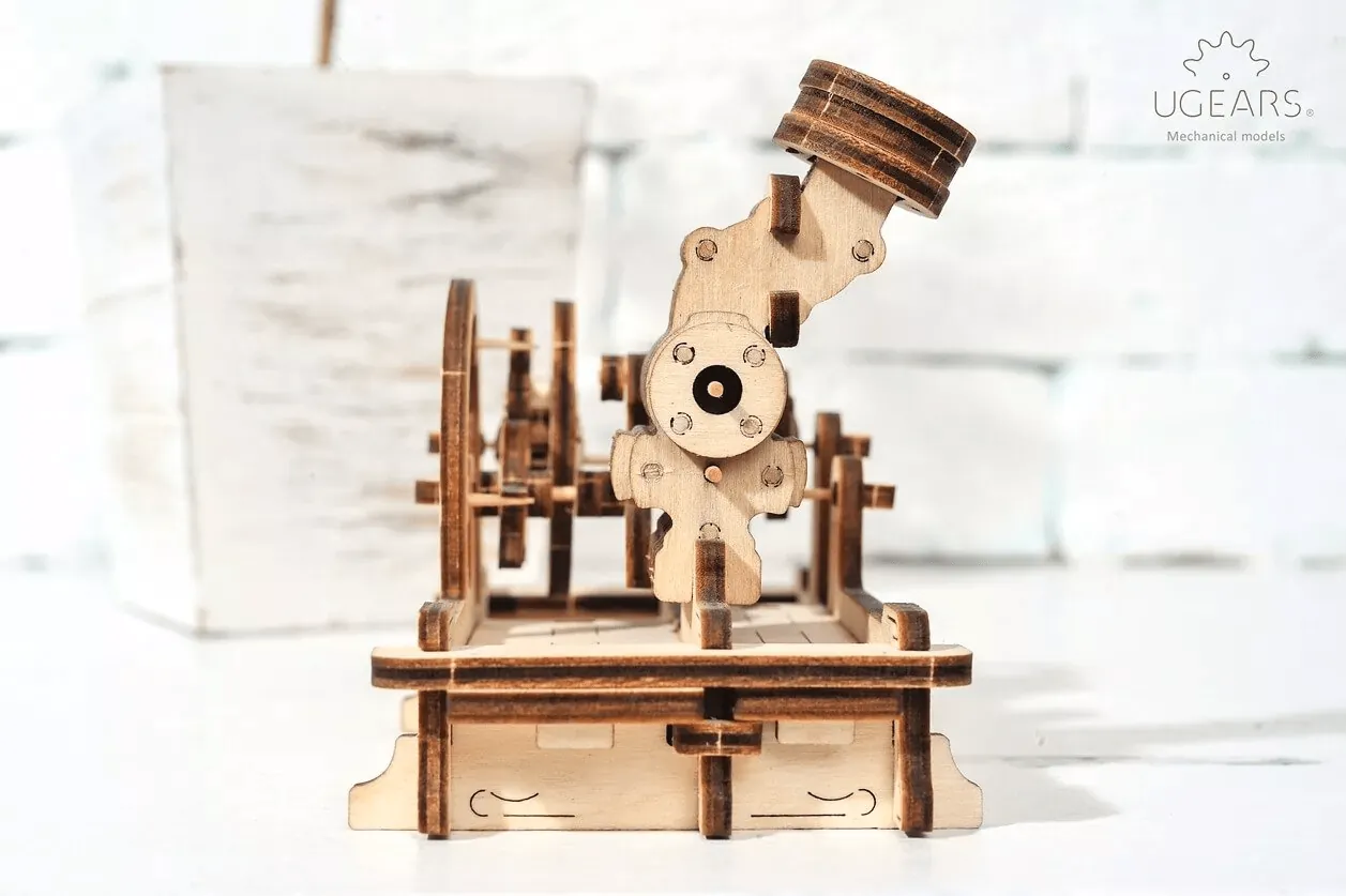 Moteur Pneumatique Ugears – Puzzle 3d Mécanique en bois
