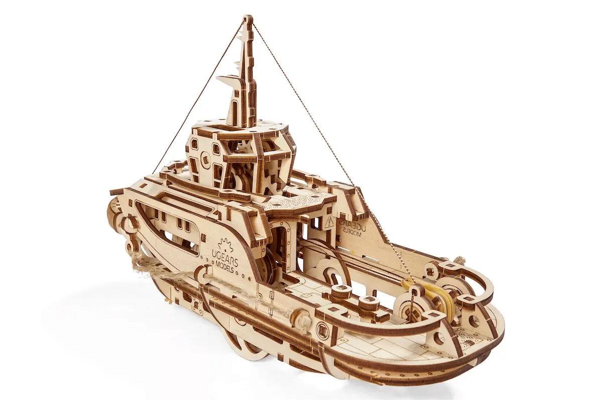Remorqueur Ugears – Puzzle 3d en bois