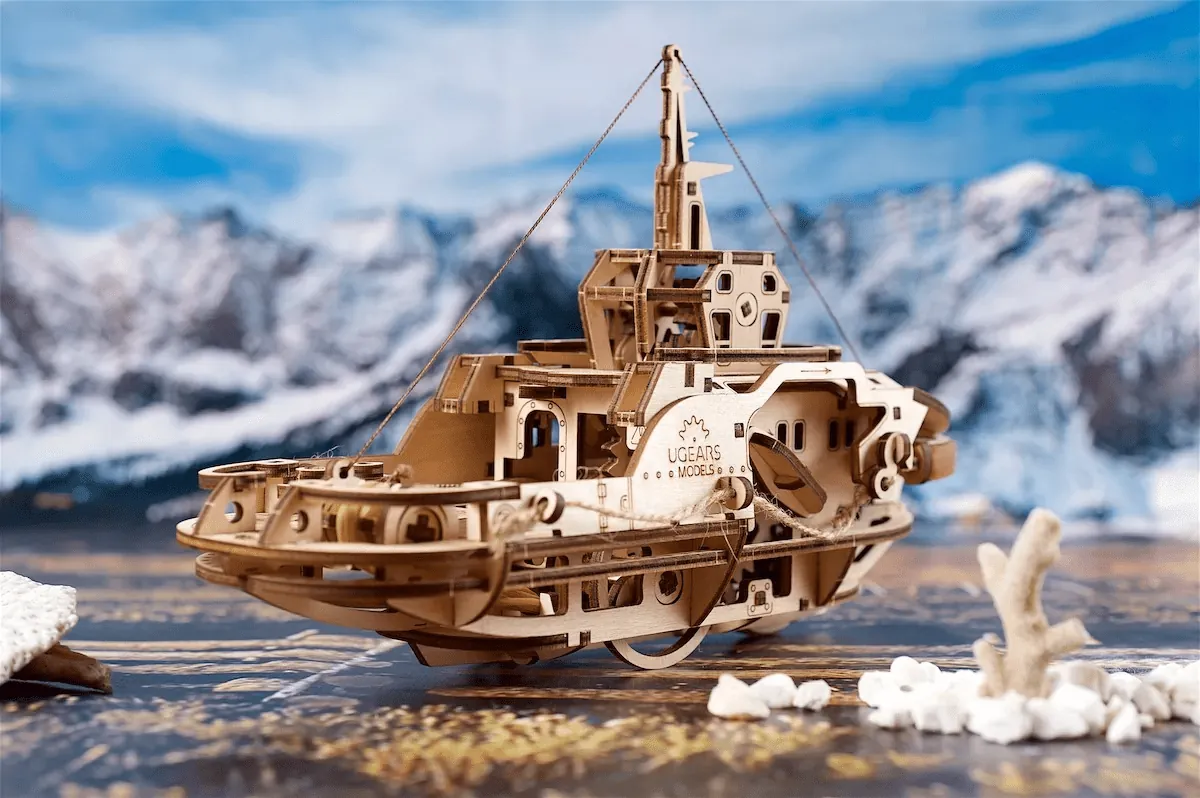 Remorqueur Ugears – Puzzle 3d en bois