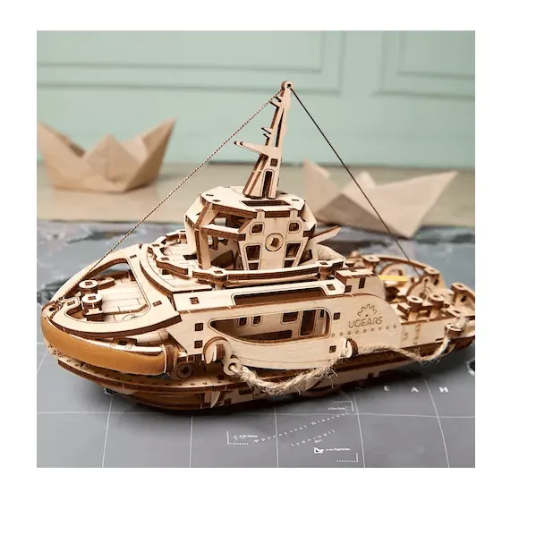 Remorqueur Ugears – Puzzle 3d en bois