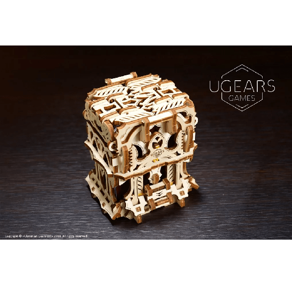 Deck Box “Gardien des Cartes” Ugears – Puzzle 3D Mécanique en bois