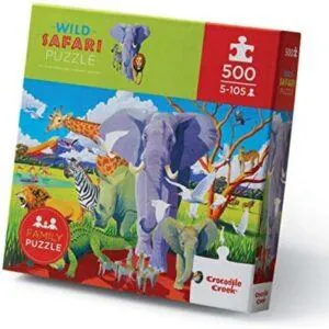 PUZZLE CROCODILE CREEK : ANIMAUX SAUVAGES - 500 PIECES