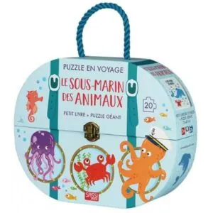 PUZZLE SASSI : LE SOUS MARIN DES ANIMAUX - 20 PIECES