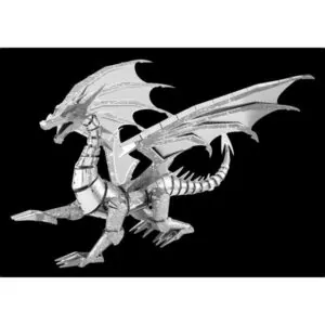 METAL EARTH ICONX - DIVERS - DRAGON D'ARGENT