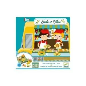 COFFRET A SANDWICHS EMILE ET OLIVE - DJECO