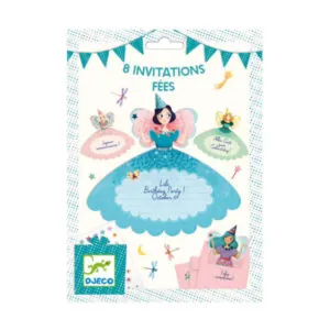 SET CARTES INVITATIONS FEES - DJECO