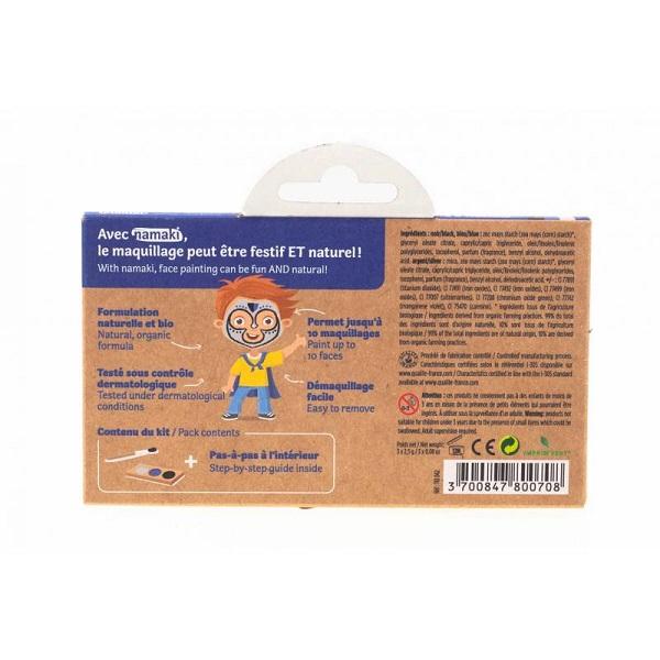 KIT MAQUILLAGE 3 COULEURS CHEVALIER ET SUPER HEROS - NAMAKI – Image 4