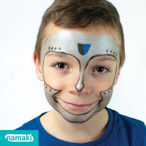 KIT MAQUILLAGE 3 COULEURS CHEVALIER ET SUPER HEROS - NAMAKI – Image 3