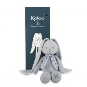 PELUCHE PANTIN LAPIN BLEU 35CM - KALOO