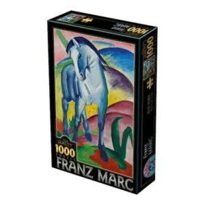 PUZZLE D-TOYS - F. MARC : CHEVAL BLEU - 1000 PIECES