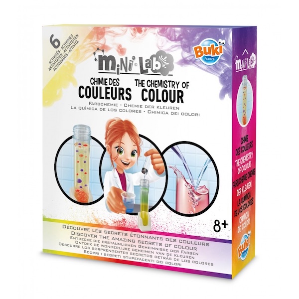COFFRET MINI LAB CHIMIE DES COULEURS - BUKI