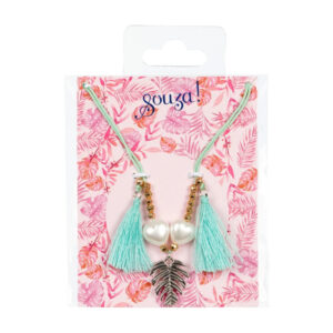 SET CADEAU MONICA COLLIER VERT MENTHE - SOUZA