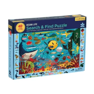 PUZZLE CHERCHE ET TROUVE : Ocean life - 64 pièces