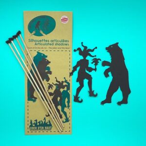 LES FORMIDABLES : SILHOUETTES ARTICULEES OURS ET FOU DU ROI - COCO D'EN HAUT