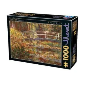 PUZZLE D-TOYS - C. MONET : LE PONT JAPONAIS - 1000 PIECES