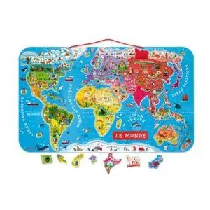 PUZZLE MONDE MAGNETIQUE
