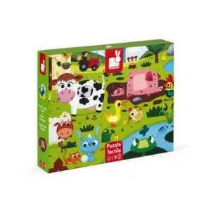 PUZZLE TACTILE LES ANIMAUX DE LA FERME