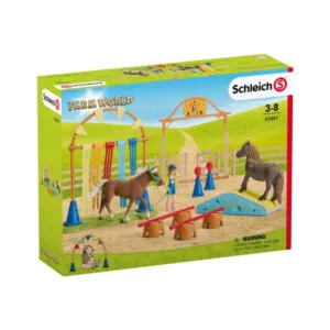 COFFRET ENTRAINEMENT AGILITY POUR PONEY - SCHLEICH