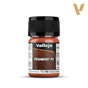 VALLEJO / PRINCE AUGUST - PIGMENT FX - TERRE DE SIENNE CALCINEE
