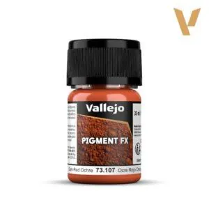 VALLEJO / PRINCE AUGUST - PIGMENT FX - OCRE ROUGE FONCE