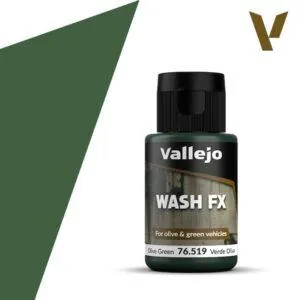 VALLEJO / PRINCE AUGUST - WASH - VERT OLIVE