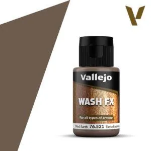 VALLEJO / PRINCE AUGUST - WASH - TERRE GRAISSEE