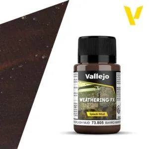 VALLEJO / PRINCE AUGUST - WEATHERING FX - PROJECTIONS BOUE MARRON