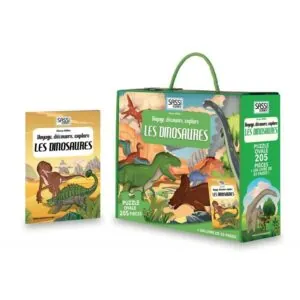 VOYAGE, DECOUVRE, EXPLORE. LES DINOSAURES 200PCS