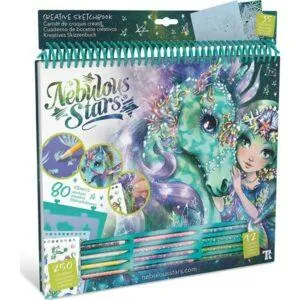CARNET DE CROQUIS CREATIF VIOLET - NEBULOUS STARS