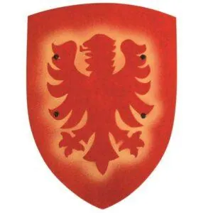 BOUCLIER AIGLE ROUGE 31X42CM