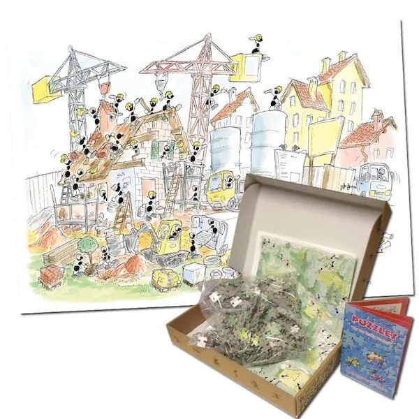 PUZZLE FORMICHE - F. VETTORI : CHANTIER - 540 PIECES