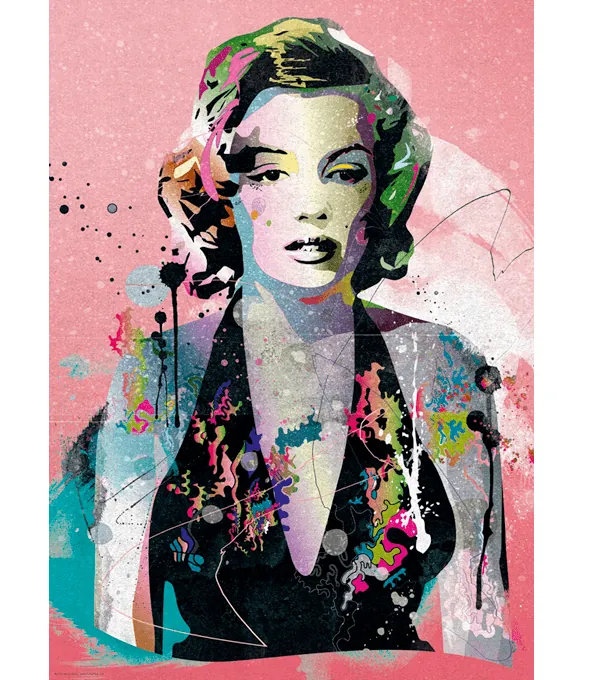 PUZZLE HEYE - J. CHEUK : Marilyn - 1000 pièces