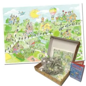 PUZZLE FORMICHE - F. VETTORI : PAYS DE LA MUSIQUE - 1080 PIECES