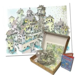 PUZZLE FORMICHE - F. VETTORI : EAU DANS LA VILLE - 1080 PIECES