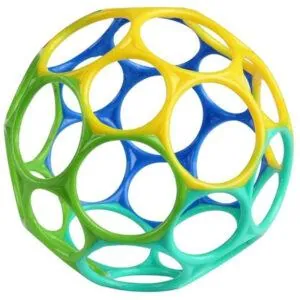 BALLE HOCHET BLEU VERT JAUNE - OBALL