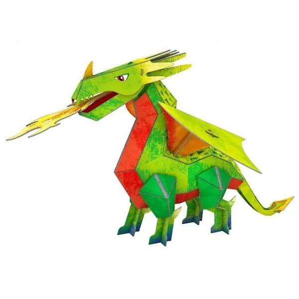MAQUETTE 3D SASSI : Le dragon - 55 pièces – Image 2