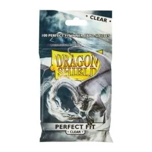 100 DRAGON SHIELD PERFECT FIT - CLEAR:CLEAR
