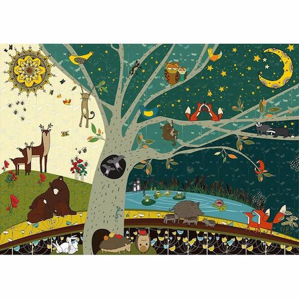 PUZZLE DEICO : NATURE DAY AND NIGHT - 1000 PIECES – Image 2