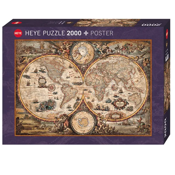 PUZZLE HEYE - R. ZIGIC : Vintage World - 2000 pièces