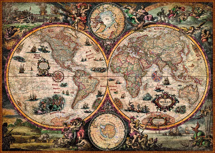 PUZZLE HEYE - R. ZIGIC : Vintage World - 2000 pièces
