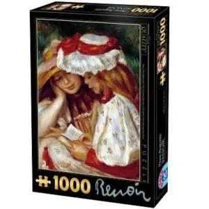 PUZZLE D-TOYS - P-A. RENOIR : DEUX JEUNES FILLES LISANT - 1000 PIECES