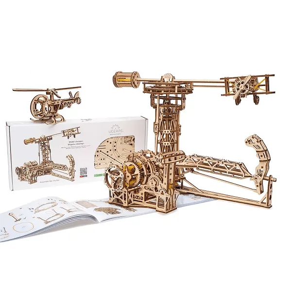 UGEARS - AVIATOR : AVION + HELICOPTERE + TOUR DE CONTROLE