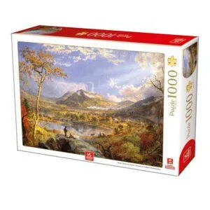 PUZZLE DEICO - J.F. CROPSEY : VIADUC DE STARRUCCA PENNSYLVANIE - 1000 PIECES